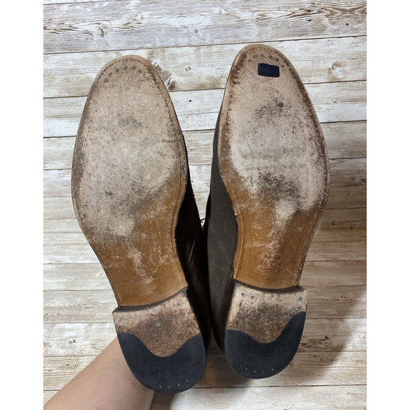 Jack Erwin Shoes Mens 12 Brown Suede Ankle Boots Laced Preppy main image 14